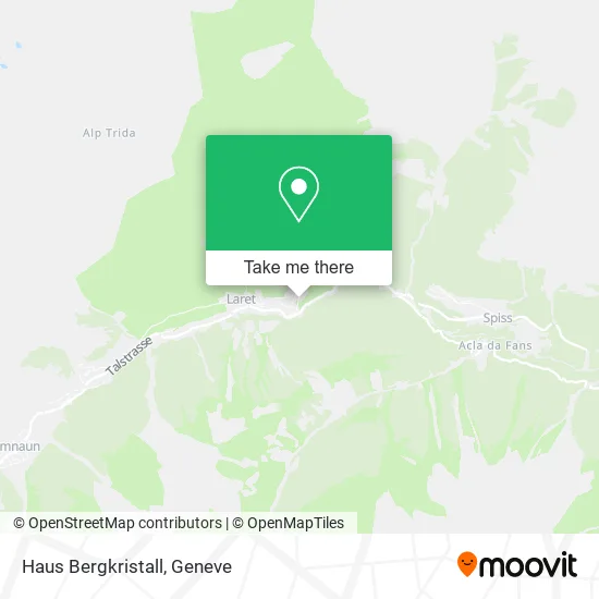 Haus Bergkristall map