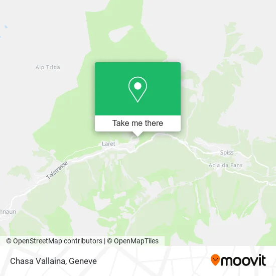 Chasa Vallaina map