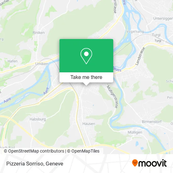 Pizzeria Sorriso map