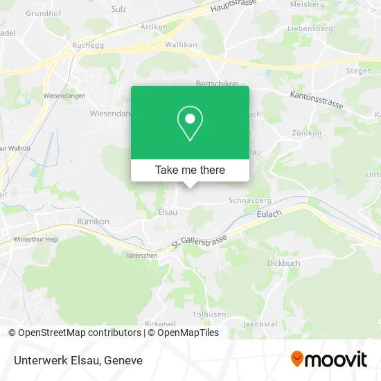 Unterwerk Elsau map
