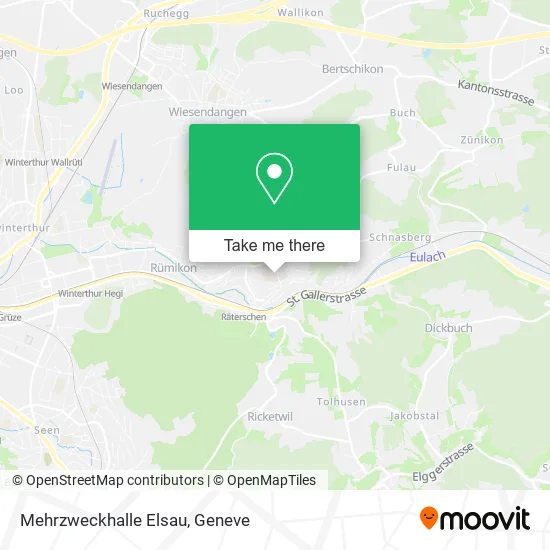 Mehrzweckhalle Elsau map