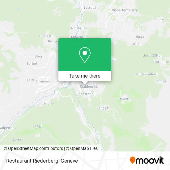 Restaurant Riederberg map