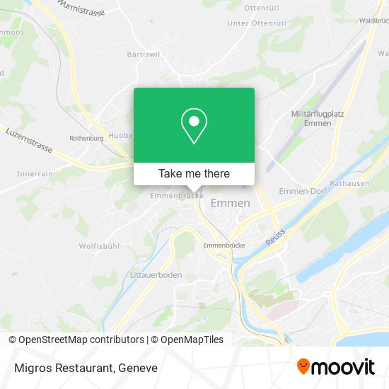 Migros Restaurant map