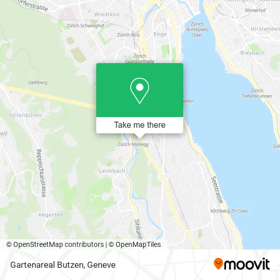 Gartenareal Butzen map