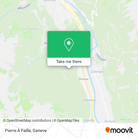 Pierre À Faille map