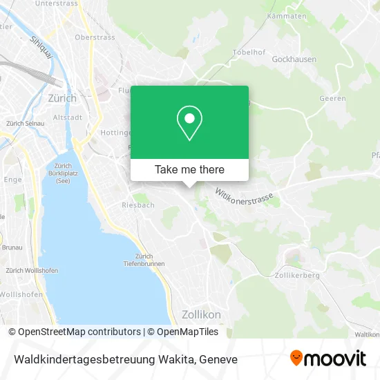 Waldkindertagesbetreuung Wakita map