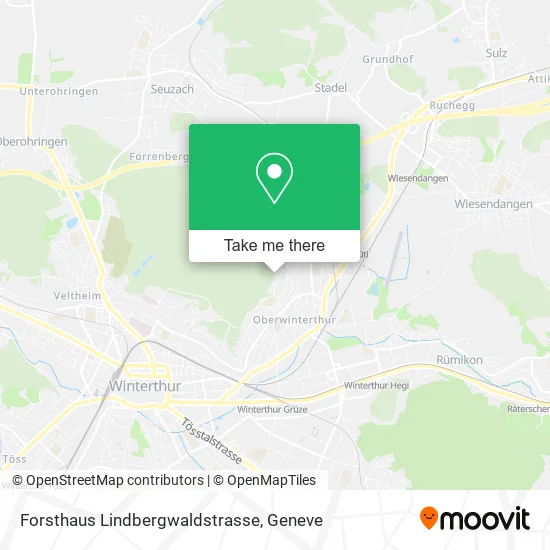 Forsthaus Lindbergwaldstrasse map