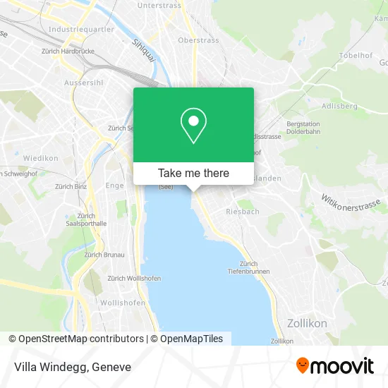 Villa Windegg map