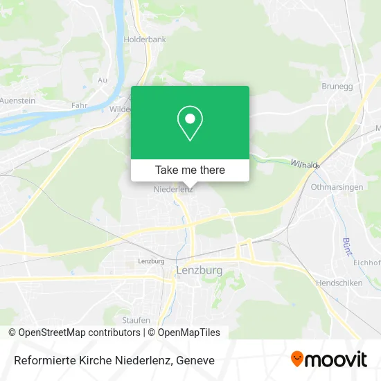 Reformierte Kirche Niederlenz map