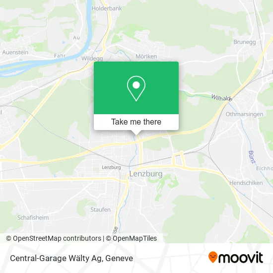 Central-Garage Wälty Ag map