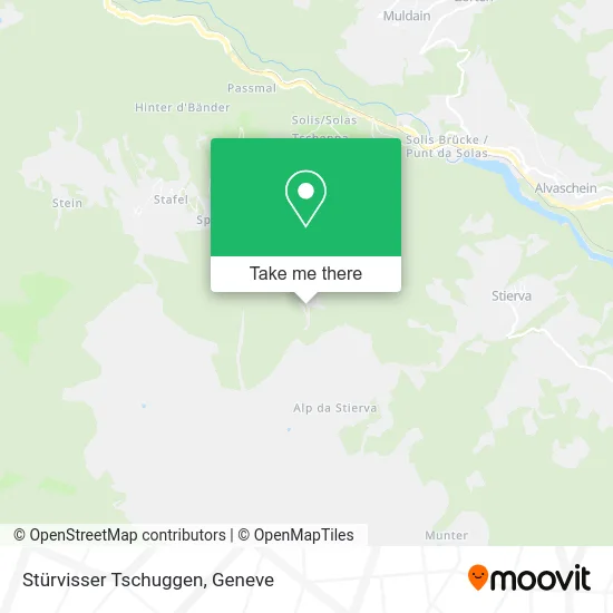 Stürvisser Tschuggen map