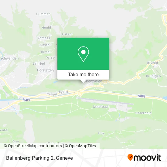 Ballenberg Parking 2 map
