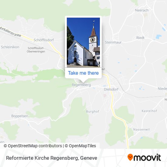 Reformierte Kirche Regensberg plan