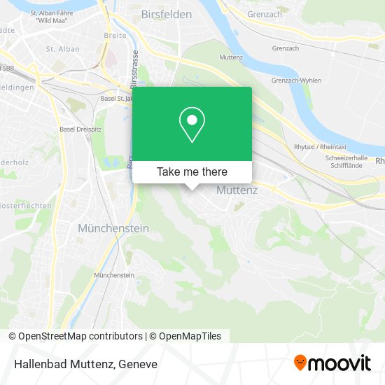 Hallenbad Muttenz map