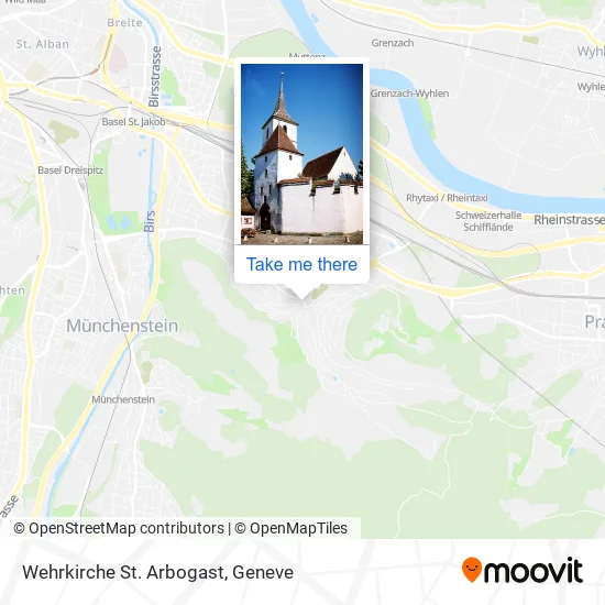 Wehrkirche St. Arbogast map