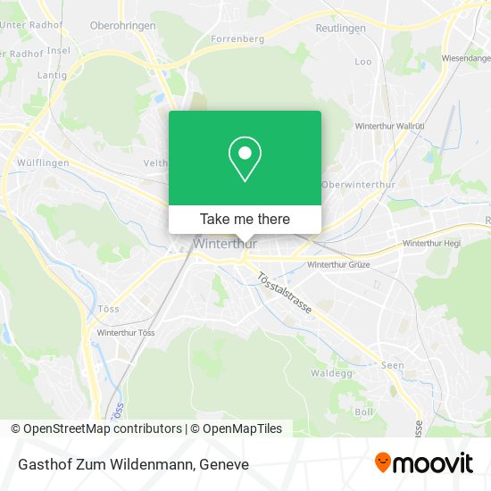 Gasthof Zum Wildenmann map
