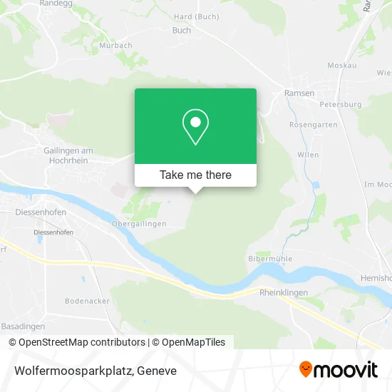 Wolfermoosparkplatz map