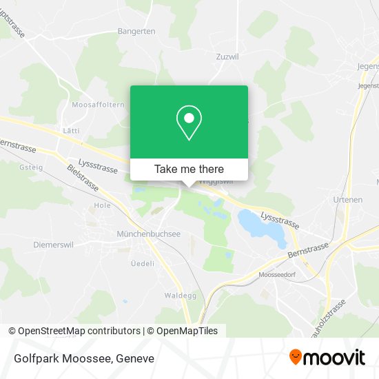 Golfpark Moossee map