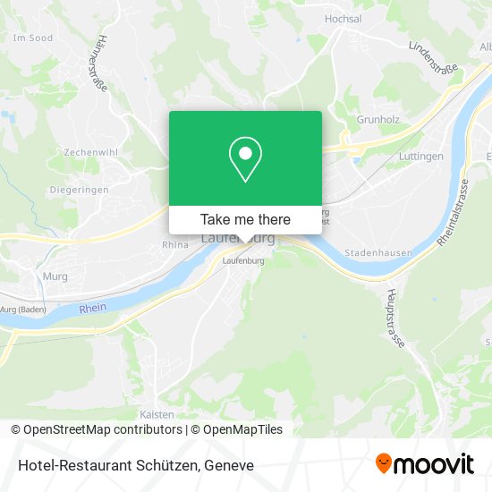 Hotel-Restaurant Schützen map