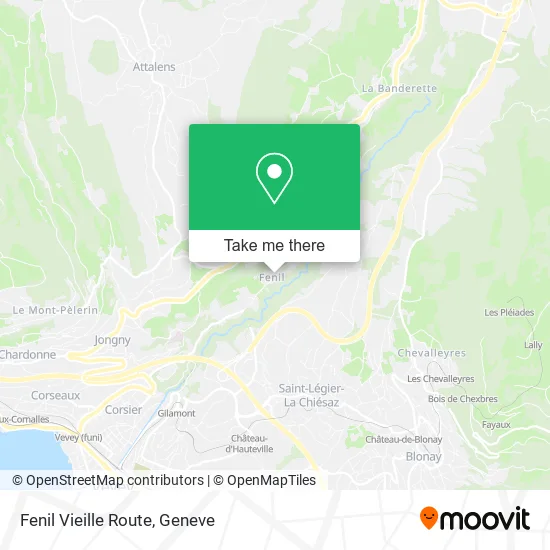 Fenil Vieille Route map