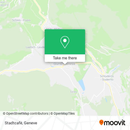 Stadtcafè map