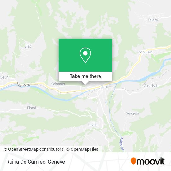 Ruina De Carniec map