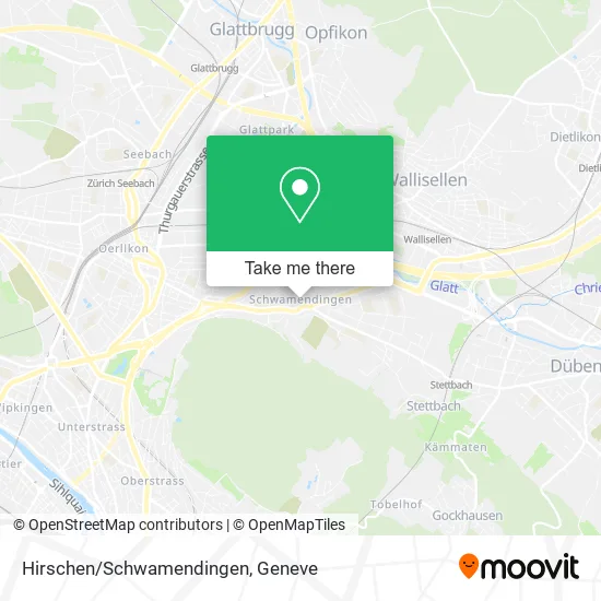 Hirschen/Schwamendingen map