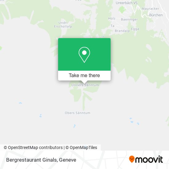 Bergrestaurant Ginals map