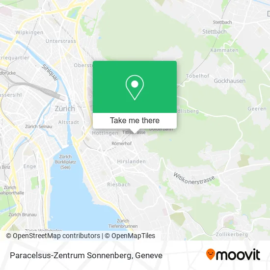 Paracelsus-Zentrum Sonnenberg map