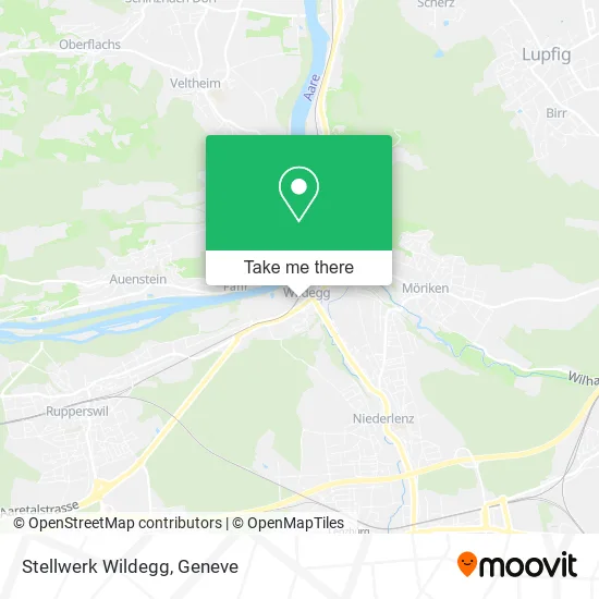 Stellwerk Wildegg map