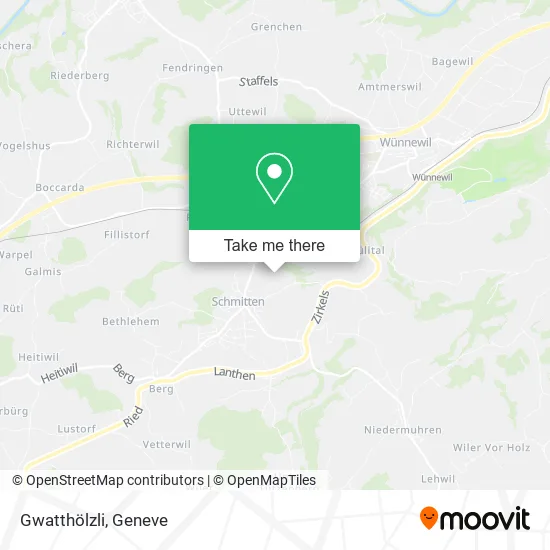 Gwatthölzli map