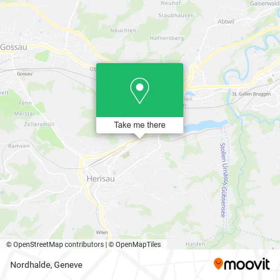 Nordhalde map