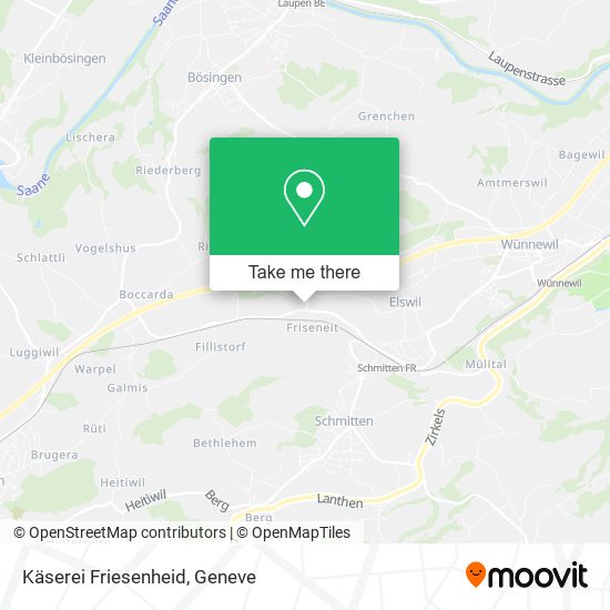Käserei Friesenheid map