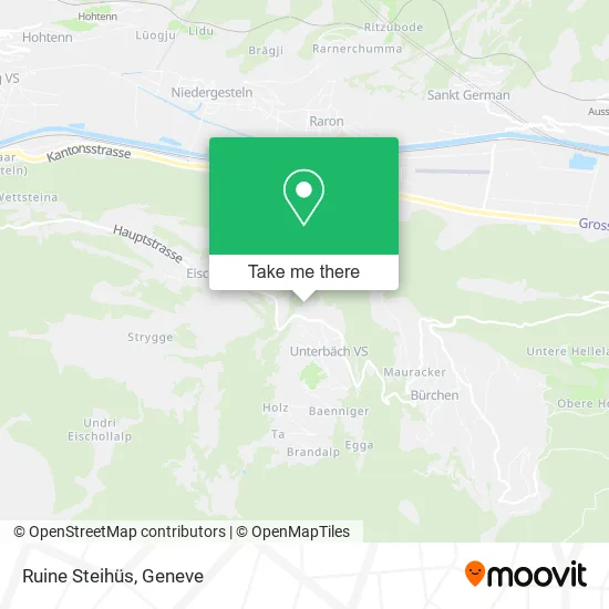 Ruine Steihüs map