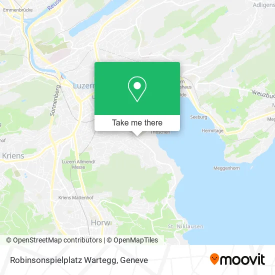 Robinsonspielplatz Wartegg map