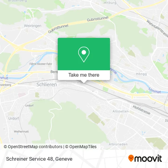 Schreiner Service 48 map