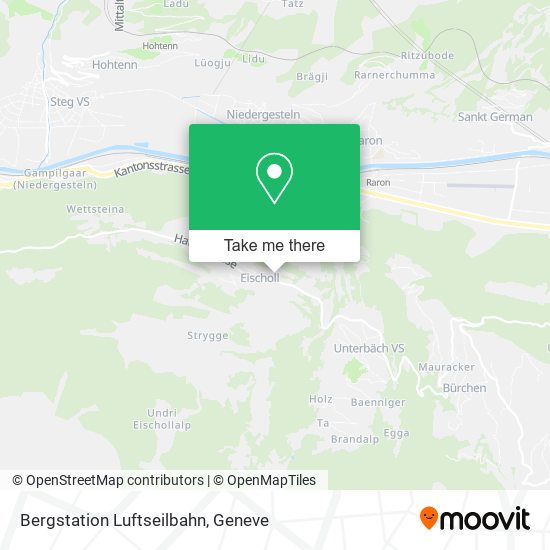 Bergstation Luftseilbahn map