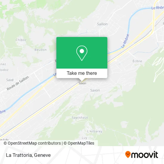 La Trattoria map