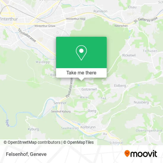 Felsenhof map