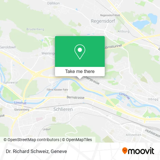 Dr. Richard Schweiz map