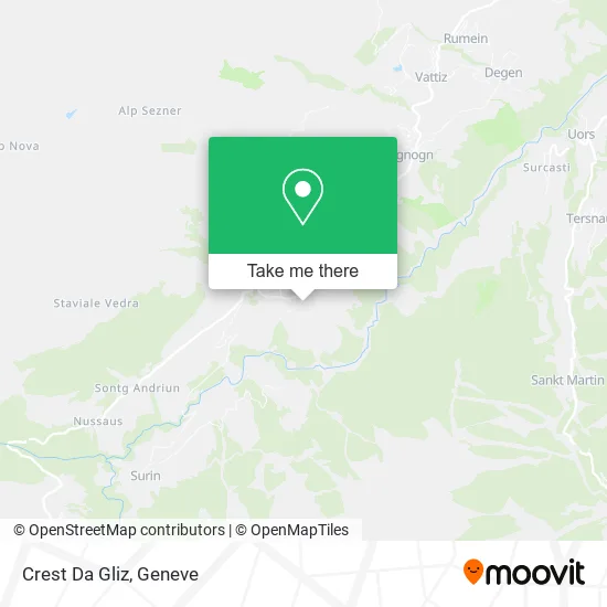 Crest Da Gliz map