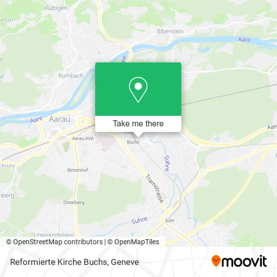 Reformierte Kirche Buchs map