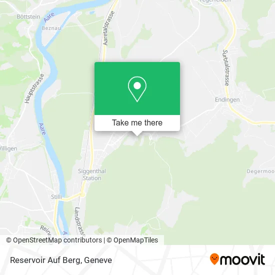 Reservoir Auf Berg map