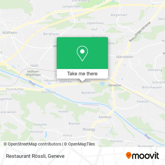 Restaurant Rössli map