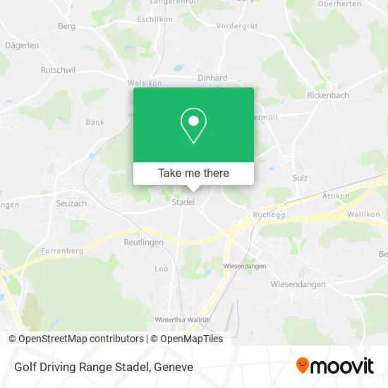 Golf Driving Range Stadel map