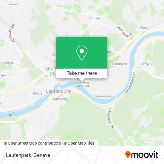 Laufenpark map