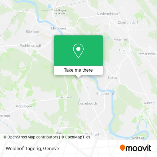 Weidhof Tägerig map