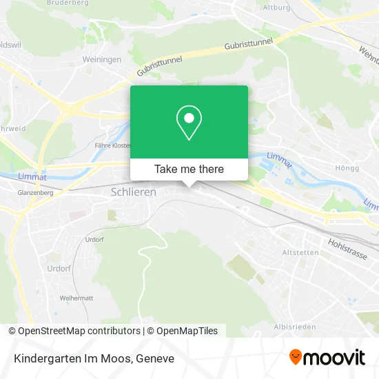 Kindergarten Im Moos map
