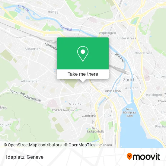 Idaplatz map