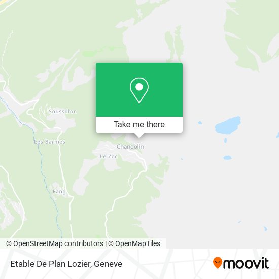 Etable De Plan Lozier map